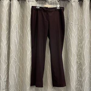 Alex Marie Rich Aubergine Slacks Ladies Size 10 With Button Waist and Zipper